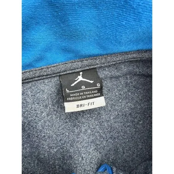 Air Jordan 1/4 Zip Running Pullover Dri Fit With Sleeve Thumb Holes Size Large L - Picture 5 of 9